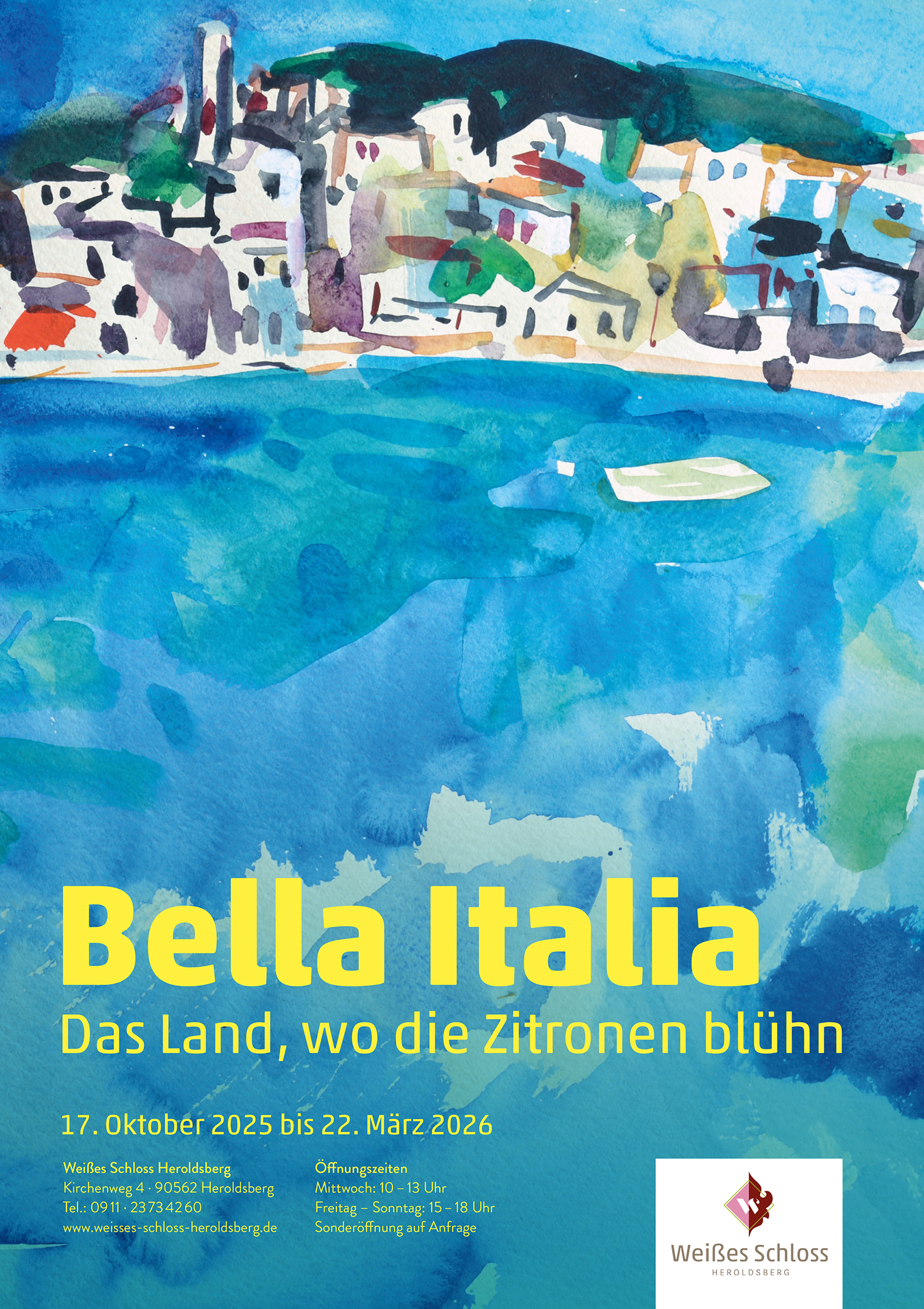 Weißes Schloss Heroldsberg: Ausstellung Bella Italia - Das Land wo die Zitronen blühen