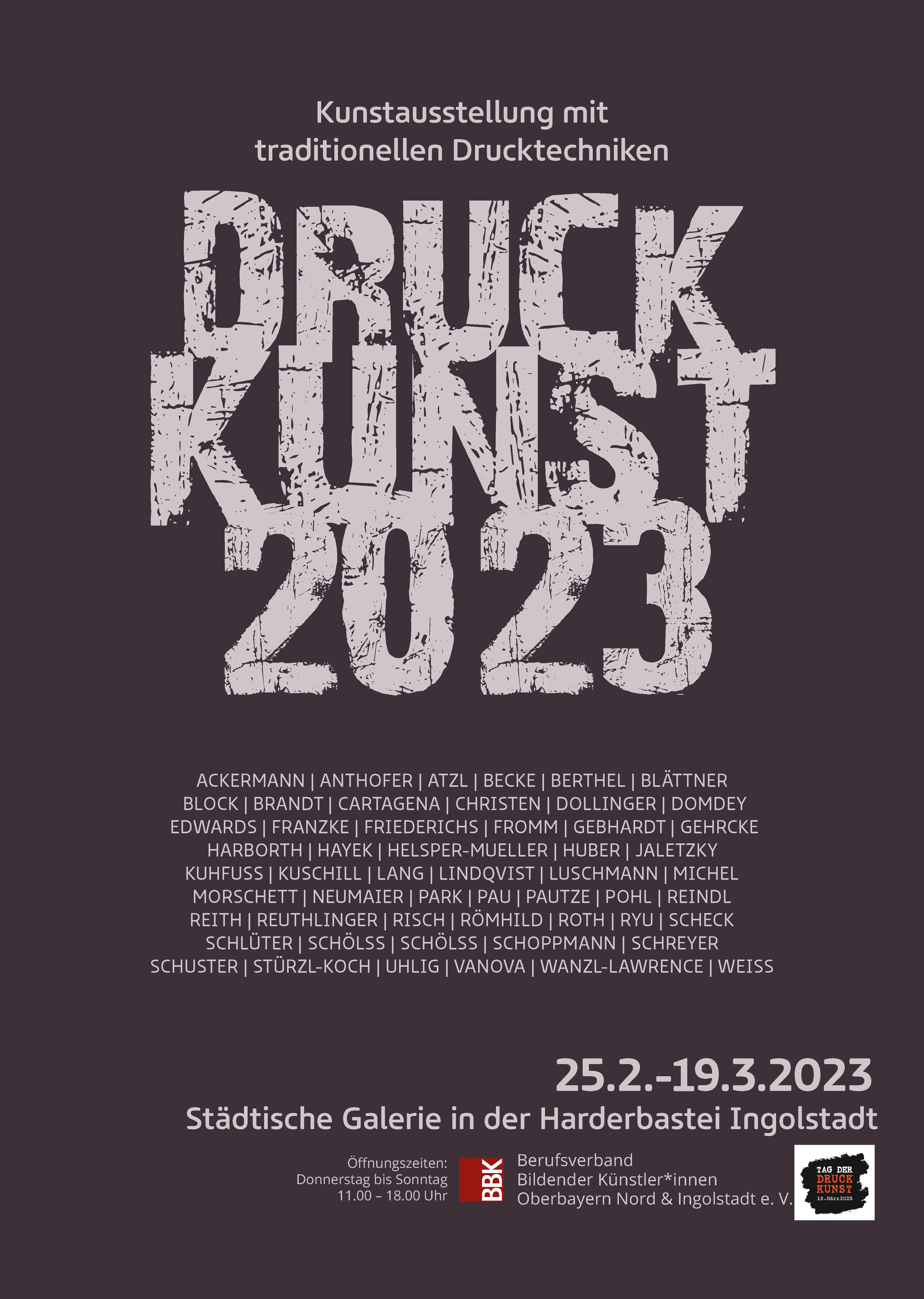 Druckkunst 23 Plakat DinA3