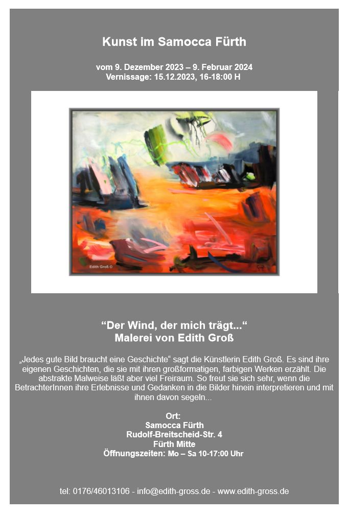 Edith Groß - Der Wind, der mich trägt...