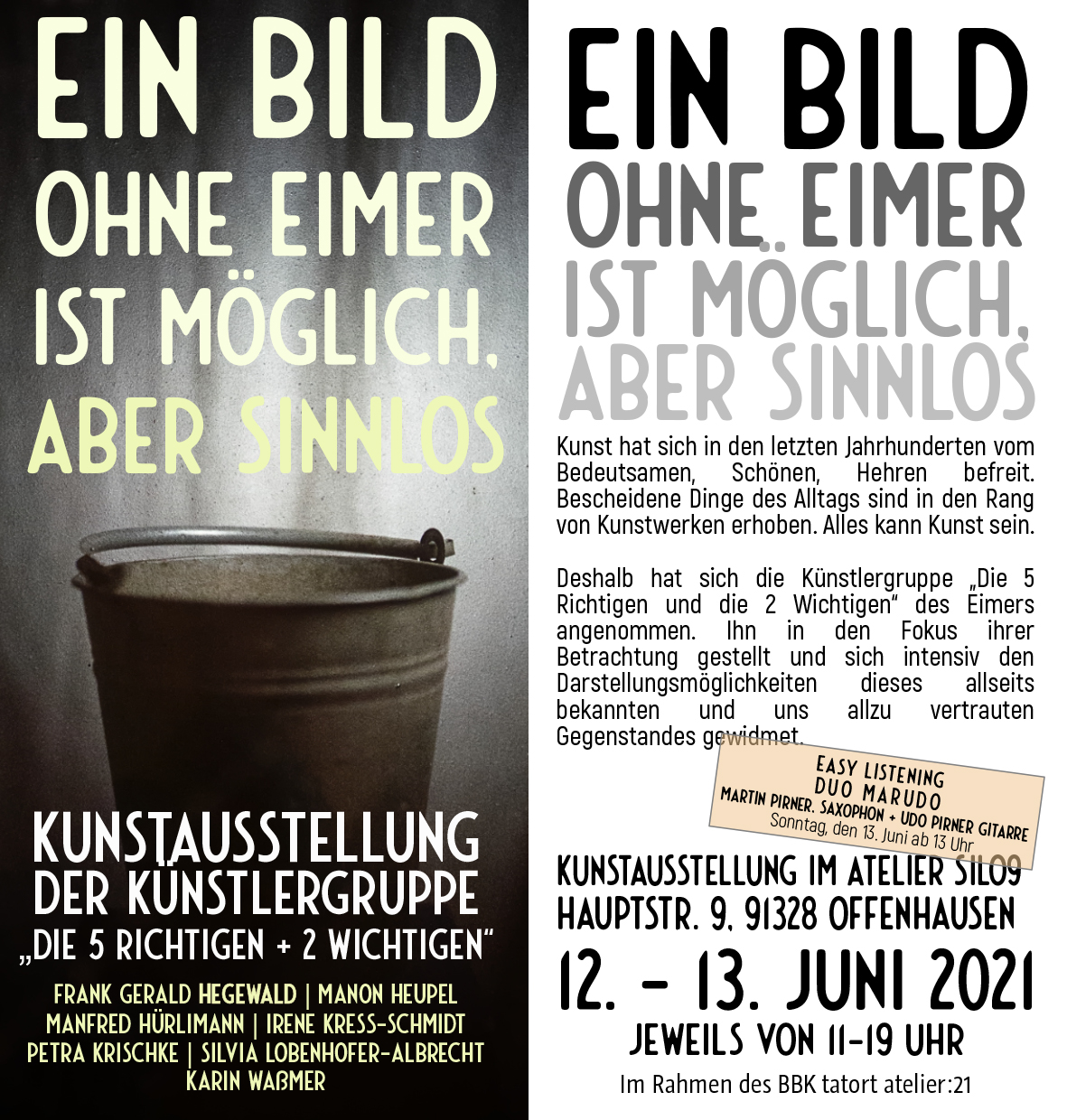 „Ein Bild ohne Eimer ist möglich, aber sinnlos“