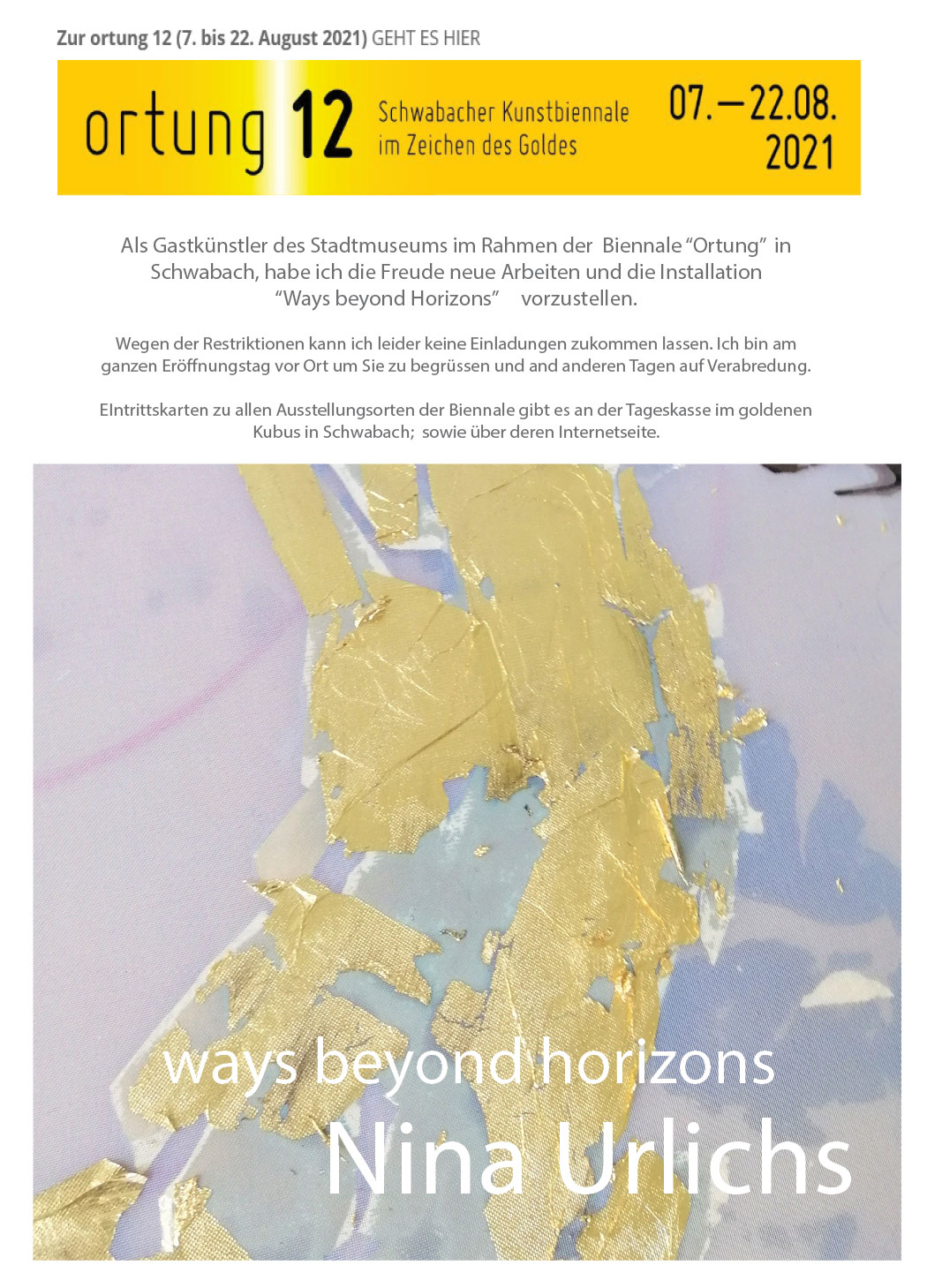 Ortung 2021, Nina Urlichs