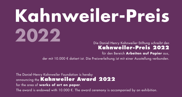 Kahnweiler-Preis 2022